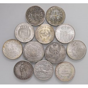 Lotto dodici riconi (fakes, restrikes, counterfeits) come da...
