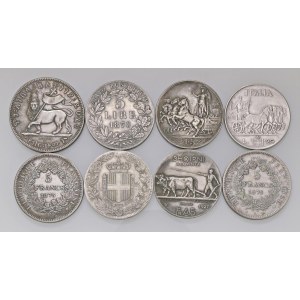 Lot de huit hérissons (fakes, restrikes, counterfeits) comme indiqué sur la photo...
