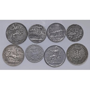 Lotto di otto falsi d'epoca del Regno. Interessante, per lo ...