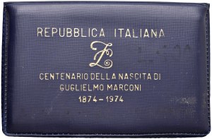 ITALSKÁ REPUBLIKA (1946-) 100 lir 1974 Marconi Proof - AC...