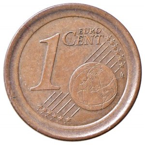 REPUBBLICA ITALIANA (1946-) Cent 2002 coniato sul tondello d...