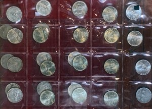 REPUBBLICA ITALIANA (1946-) Lot of 28 coins of 500 lire a...
