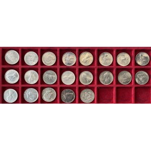 REPUBBLICA ITALIANA (1946-) Lotto di 17 monete da 500 lire a...