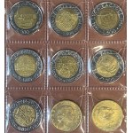 Piccolo album con monete della Repubblica, tra cui quattro i...