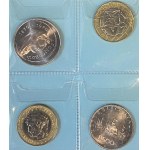 Piccolo album con monete della Repubblica, tra cui quattro i...