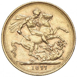 AUSTRALIA Victoria (1837-1901) Sterling 1877 M - KM 7 AU (g ...