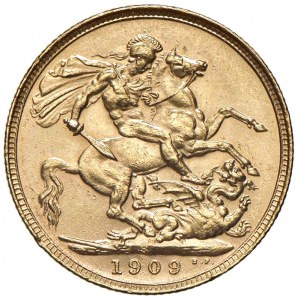 AUSTRALIA Giorgio V (1911-1928) Sterlina 1909 S - KM 7 AU (g...