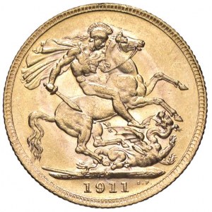 AUSTRALIE George V (1911-1928) Livre 1911 M - KM 7 AU (g...