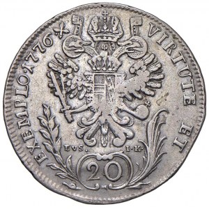 AUSTRIA Giuseppe II (1765-1780) 20 Kreuzers 1776 C - KM 2067...