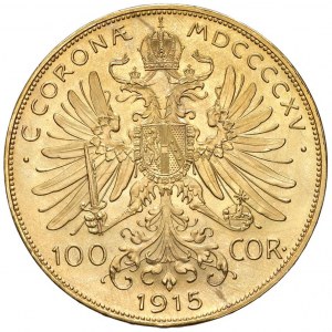 AUSTRIA Francesco Giuseppe I (1848-1916) 100 Corone 1915 Res...