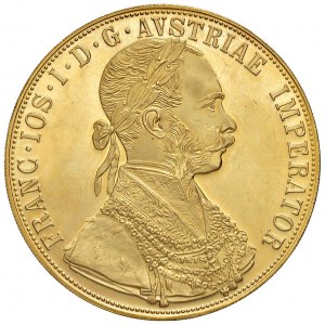 AUTRICHE François Joseph Ier (1848-1916) 4 Ducati 1915 Restr...