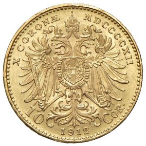 AUSTRIA Francesco Giuseppe I (1848-1916) 10 Corone 1912 Rico...