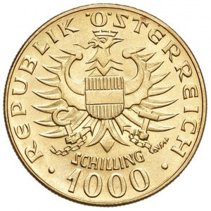 AUSTRIA Repubblica - 1.000 Scellini 1976 - Fr. 909 AU (g 13,...