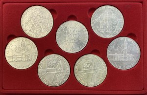 Austria - Lot of 6 coins 100 Shillings 1976 Olympics d...