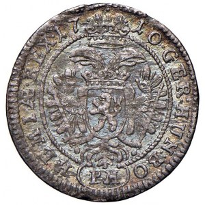 RAKOUSKO Čechy - Josef I. (1705-1711) 3 Kreuzer 1710 PM - KM ...