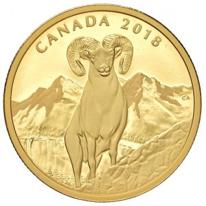 CANADA 200 Dollari 2018 Bighorn - AU (g 31,16 - tit. 999) In...
