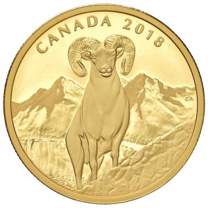 CANADA 200 Dollar 2018 Bighorn - AU (g 31.16 - tit. 999) In...