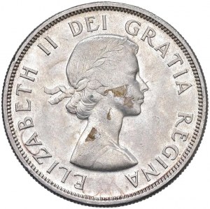 CANADA Elizabeth II (1952-2022) Dollar 1958 - KM 55 AG (g ...