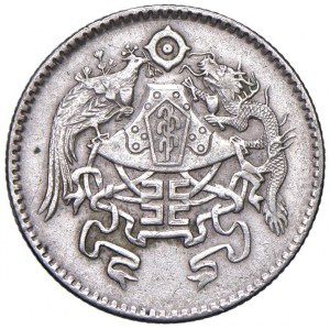 CHINA 20 Cents 1926 - KM 35 AG (g 5.42) R Collar at edge...