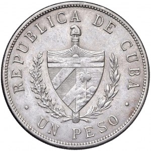 CUBA Weight 1915 - KM 15 AG (g 26.66) Stain and tap on D/...