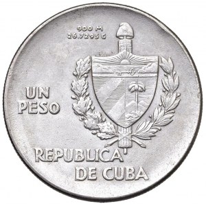 CUBA Peso 1939 - KM 22 AG (g 26,67)...