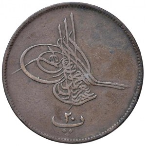 EGITTO Abdülaziz (1861-1867) 20 Para 1277 (1868) - KM 244 CU...