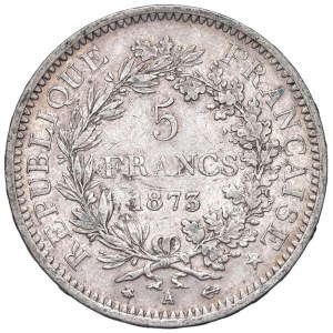 FRANCIA Seconda Repubblica (1848-1852) 5 Franchi 1873 A - KM...