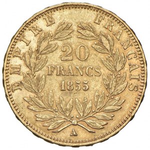 FRANCE Napoléon III (1852-1870) 20 Francs 1855 A - KM 781....