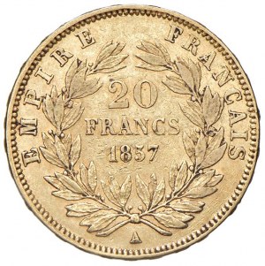 FRANCE Napoleon III (1852-1870) 20 Francs 1857 A - KM 781...