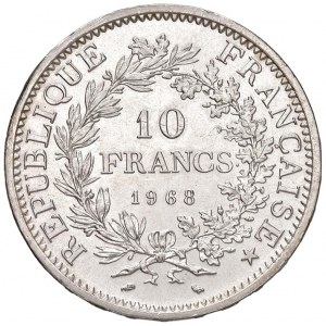 FRANCIA 10 Franchi 1968 - AG (g 24,99)...