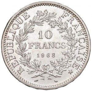 FRANCE 10 Francs 1968 - AG (g 24.99)...