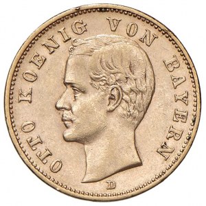 GERMANIA Baviera - Ottone (1895-1913) 20 Marchi 1905 - KM 92...