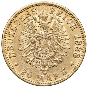 ALLEMAGNE Prusse - Frederick III (1888) 20 Marks 1888 A - KM...