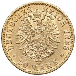 GERMANY Prussia - Frederick III (1888) 20 Marks 1888 A - KM...