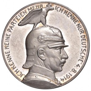 GERMANIA Prussia - Guglielmo II (1888-1918) Medaglia 1914 Pr...