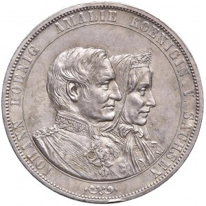 GERMANIA Sassonia - Johann I (1854-1873) 2 Vereinstaler 1872...