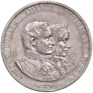 GERMANY Saxony - Johann I (1854-1873) 2 Vereinstaler 1872...