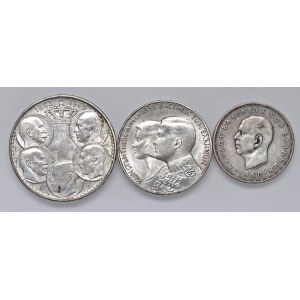 GRECE Lot de trois pièces en AG (g 18,00 + 12,00 + 7,37). C...