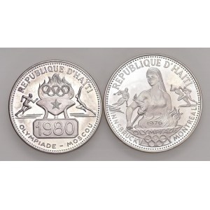 HAITI 50 Gourdes 1976 Olimpiadi Innsbruck; 50 Gourdes 1980 O...