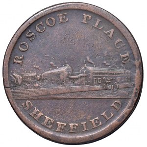 ANGLETERRE Yorkshire Sheffield - Penny Token 1813 Roscoe Pa...