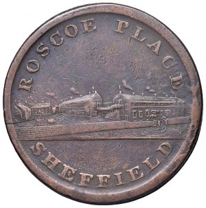 ENGLAND Yorkshire Sheffield - Penny Token 1813 Roscoe Pa...
