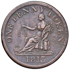 ANGLETERRE Yorkshire Sheffield - Penny Token 1813 Roscoe Pa...