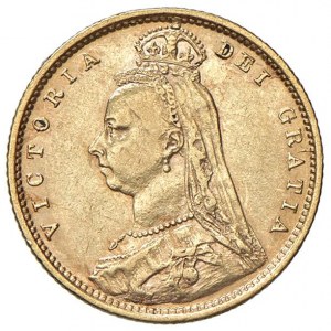ENGLAND Victoria (1837-1901) Half Pound 1892 - KM 76...