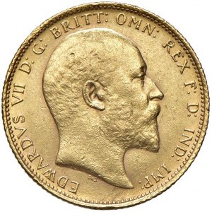ANGLETERRE George V (1910-1936) Livre 1906 - AU (g 7,99...