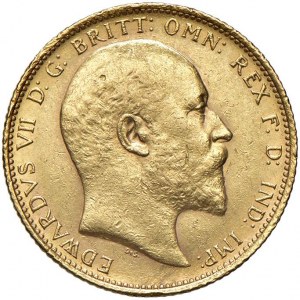 ENGLAND George V (1910-1936) 1906 sterling - AU (g 7.99...