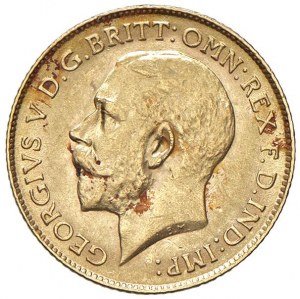 ENGLAND George V (1910-1936) Half Pound 1914 - AU (...
