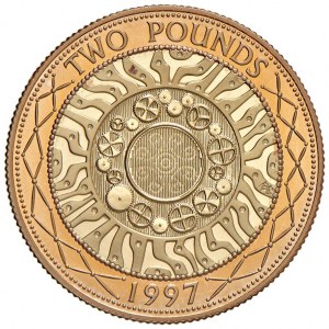 ENGLAND Elizabeth II (1952-2022) 2 Pounds 1997 - AU (...