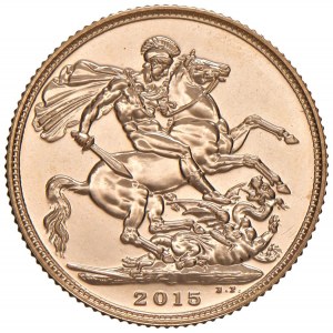 INGHILTERRA Elisabetta II (1952-2022) Sterlina 2015 - KM 100...