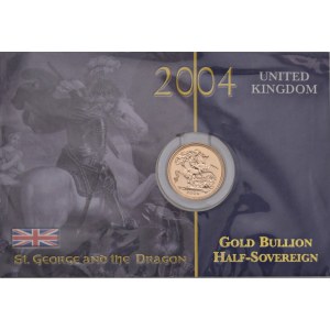 INGHILTERRA Elisabetta II (1952-2022) Mezza sterlina 2004 - ...
