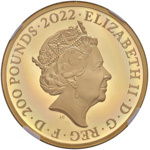 ANGLETERRE Elizabeth II (1952-2022) 200 Livres 2022 - KM...